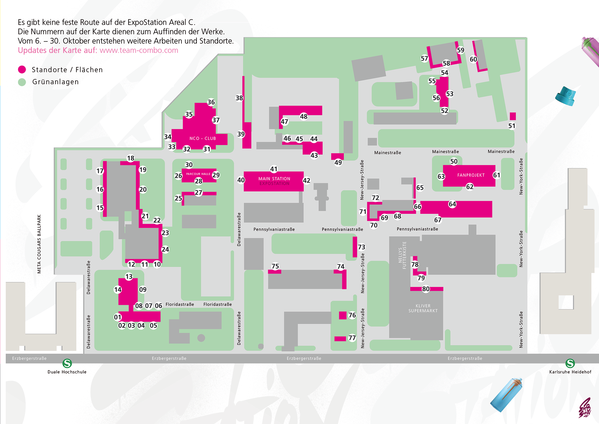 Update 01.11. Lageplan Areal C